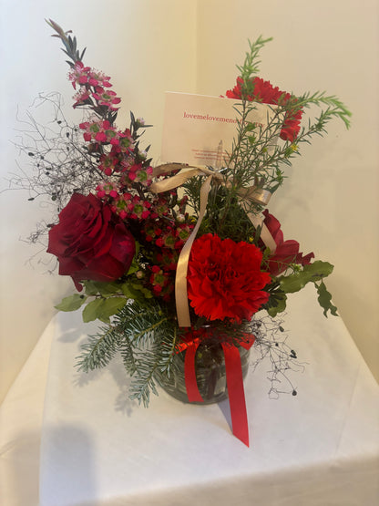 Christmas Special - Glass jar arrangements